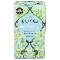 Pukka Organic Herbal Tea Three Fennel 20 Tea Bags