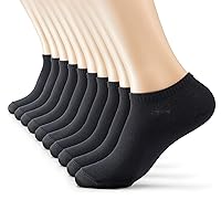 MONFOOT Women's and Men's 10-20 Pack Thin Cotton Low Cut Ankle Socks