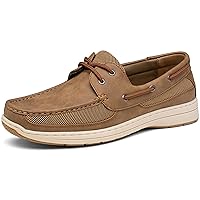 Vostey Men's Boat Shoes Slip On Stylish Casual Loafers Deck Shoes
