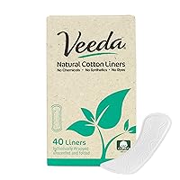 Ultra Thin Natural Cotton Liners Women’s Breathable Liners are Always Chlorine Pesticide and Toxin Free, 40 Count