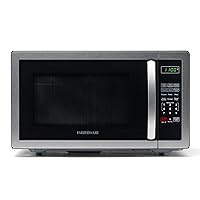 Farberware Countertop Microwave 1000 Watts, 1.1 cu ft - Microwave Oven With LED Lighting and Child Lock - Perfect for Apartments and Dorms - Easy Clean Stainless Steel