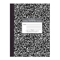 Roaring Spring 80 Sheets Plain Unruled Hard Cover Marble Composition Notebook, 10.25