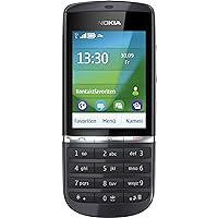 Nokia Asha 300 Handy (6,1 cm (2,4 Zoll) Display, Touchscreen, 5 Megapixel Kamera) Graphite