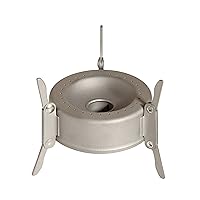 Vargo Titanium Triad Multi-Fuel Stove - Solid Titanium Construction, Lightweight, and Versatile