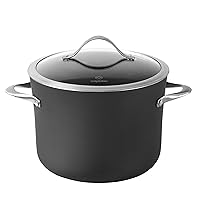 Calphalon Contemporary Hard-Anodized Aluminum Nonstick Cookware, Stock Pot, 8-quart, Black