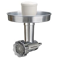 Chef'sChoice Food Grinder Attachment, One Size, Cast Metal