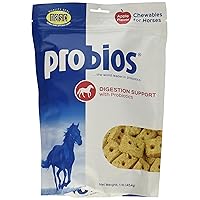 (3 Pack) Probios Probiotic Treats For Horses, Apple Flavor, 1 Pound Each