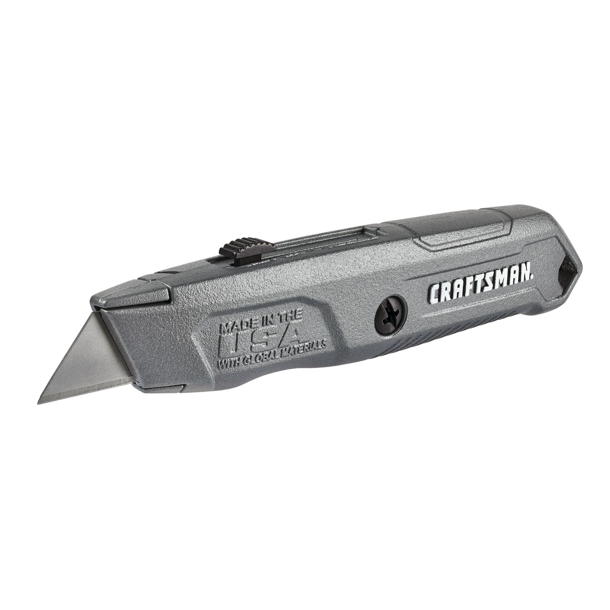 CRAFTSMAN Utility Knife, Retractable, 3 Blades Included (CMHT10585​)