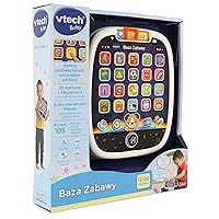 Club, VTech - Playbase - Educational Electronic Toy, Touch Screen, Discovering, Science & Music, Letters, Numbers, Shapes, Animals, Interactive Toy for Children from 12 Months