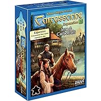 Carcassonne Inns & Cathedrals Expansion - Tile-Laying Medieval Board Game, Ages 7+, 2-6 Players, 45 Min Playtime by Z-Man Games