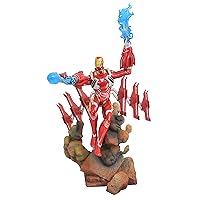DIAMOND SELECT TOYS Marvel Gallery: Avengers Infinity War: Iron Man Mk50 PVC Diorama Figure