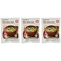 Instant Tofu Miso Soup (Soybean Paste Soup with Tofu) -(9 Pockets in 3 Packs) (3.15 Oz)