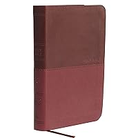 NKJV, Thinline Bible, Compact, Leathersoft, Burgundy, Red Letter, Comfort Print: Holy Bible, New King James Version NKJV, Thinline Bible, Compact, Leathersoft, Burgundy, Red Letter, Comfort Print: Holy Bible, New King James Version Imitation Leather