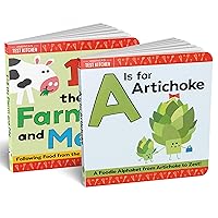 2-book set of A Is for Artichoke and 123 the Farm and Me 2-book set of A Is for Artichoke and 123 the Farm and Me Board book