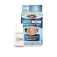 Brite Now Nail Treatment, Restores The Appearance Of Damaged & Discolored Nails, Peel-Away Technology, Brightening & Smoothing Nail Repair, 0.5 Ounce