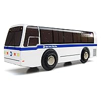 Munipals New York City Bus Wooden Roadway Nova Bus RTS-06–Child Safe and Tested Wood Toy Bus
