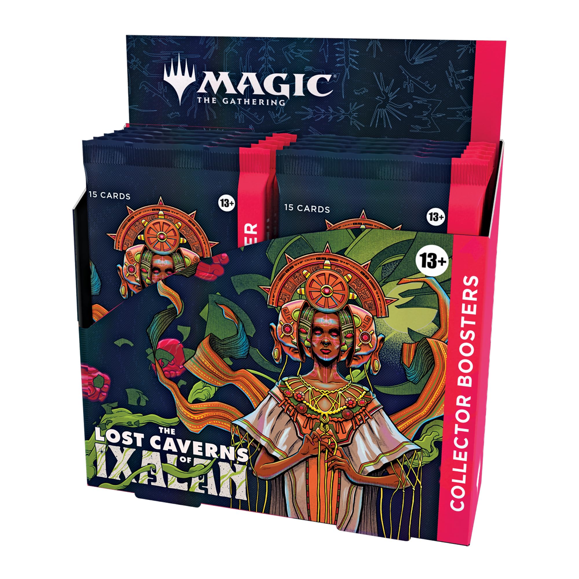 Magic: The Gathering The Lost Caverns of Ixalan Collector Booster Box - 12 Packs + 1 Foil Box Topper Card (181 Magic Cards)