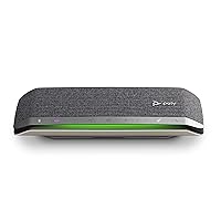 Poly - Sync 40 Smart Speakerphone (Plantronics) - Flexible Work Spaces - Connect to PC/Mac via Combined USB-A/USB-C Cable and Smartphones via Bluetooth - Works with Teams (Certified), Zoom & More