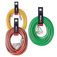 VELCRO Brand Easy Hang Extension Cord Holder Organizer Variety Pack | Holds 60-100lbs, Heavy Duty Straps Fit Easily on Hooks or Nails | Perfect for Garage Organization | 3-pk 10
