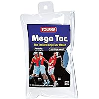 Tourna Mega Tac Extra Tacky Overgrip, 10-Pack
