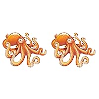 Beistle Set of 2 Jointed Octopus Photo Prop Backdrops, 32