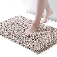 FRESHMINT Large Chenille Bathroom Rugs Mat 36