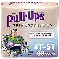 Pull-Ups Boys' Skin Essentials Potty Training Pants, Training Underwear, 4T-5T (38-50 lbs), 99 Ct (3 Packs of 33)