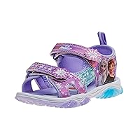 Josmo Girls Frozen Lighted River Sandal (Little Kid) Sport, Lilac, 11