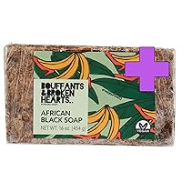 Bouffants Bundle - Whipped Shea Butter Souffle (Midnight Amber) | African Black Soap Bar (16oz)