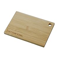 Captain Stag UG-3068 Bamboo Cutting Board, Pot Mat, Plate, Multiboard, B6 Size, 6.9 x 4.7 x 0.4 inches (175 x 120 x 10 mm) Thickness