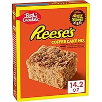 Betty Crocker REESE'S Peanut Butter Coffee Cake Mix with Brown Sugar Streusel Topping, 14.2 oz