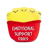 WHAT DO YOU MEME? Emotional Support Jumbo Fries by Emotional Support Plushies — Soft Body Pillow, Cute Room Decor, Funny Gifts