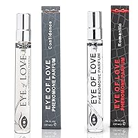 Eye of Love Confidence and Romantic Deluxe Pheromone Cologne to Attract Women in Travel Size of 10ml
