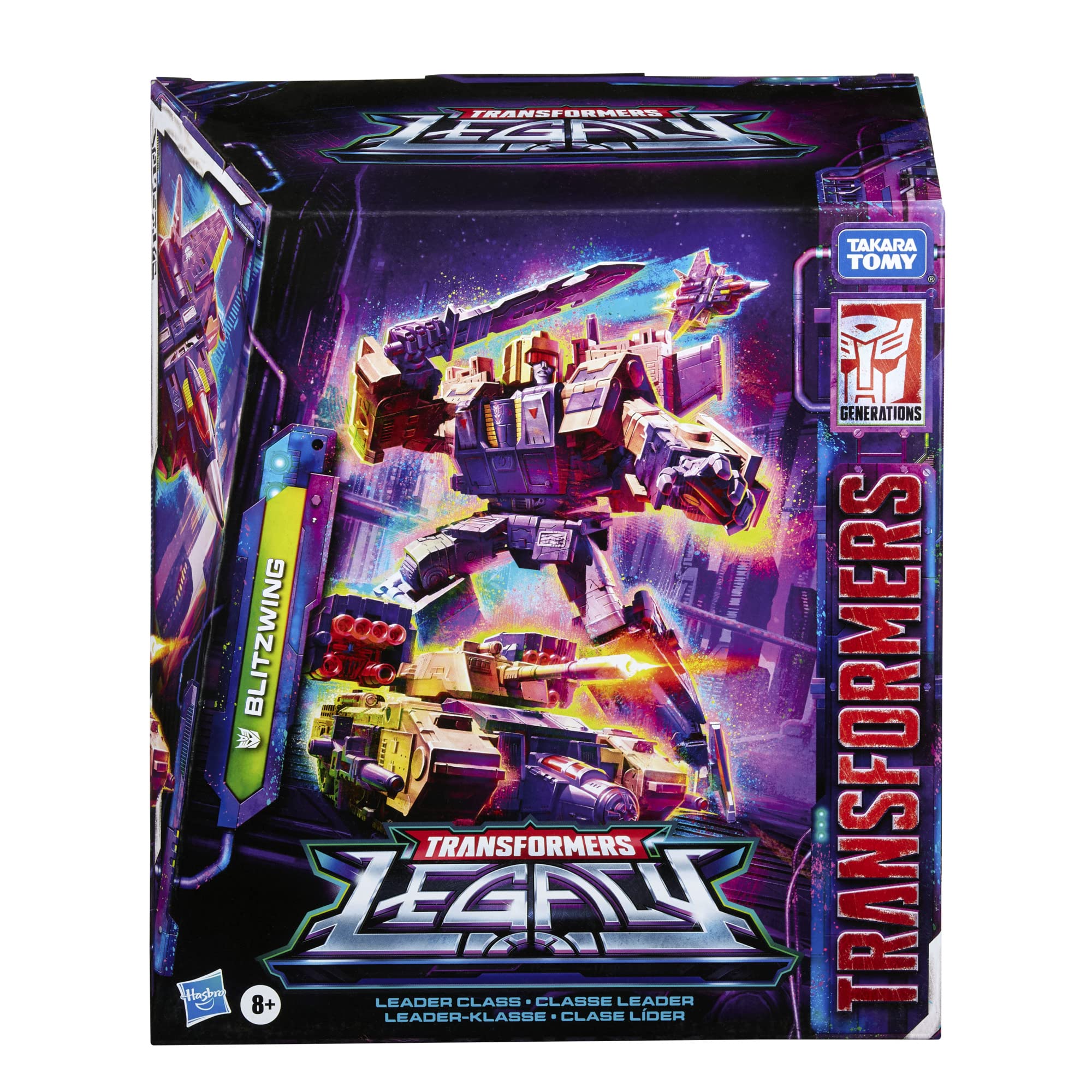 Transformers Toys Generations Legacy Series Leader Blitzwing Triple Changer Action Figure - Kids Ages 8 and Up, 7-inch