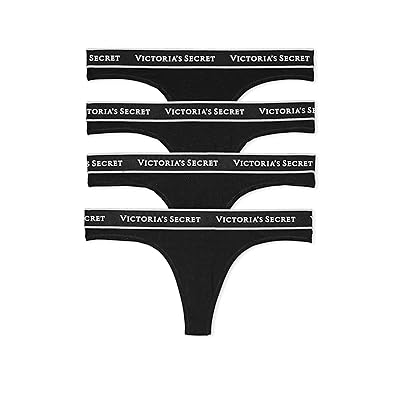 Logo Cotton Thong Panty Pack