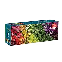 Galison Plant Life Panoramic Puzzle, 1000 Pieces, 39” x 14” – Plant Jigsaw Puzzle Featuring an Elongated & Colorful Landscape Photograph – Thick, Sturdy Pieces, Challenging Family Activity