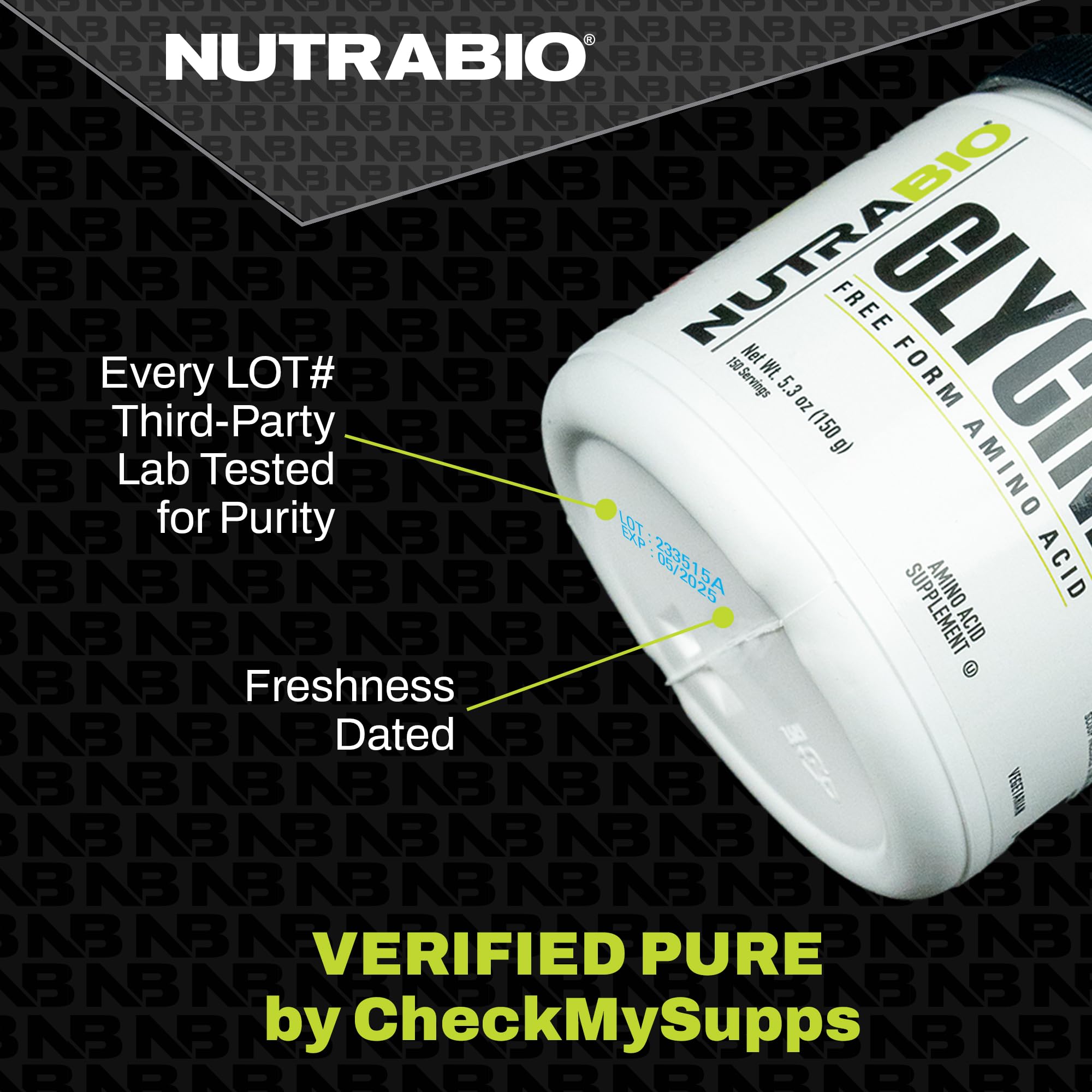 NutraBio L-Lysine Powder - Pure Grade Amino Acid - 500 Grams - Essential Amino Acid - Non-GMO - Gluten-Free - Vegan