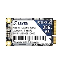 LEVEN JMS600 mSATA SSD 256GB 3D NAND SATA III 6 Gb/s, mSATA (30x50.9mm) Internal Solid State Drive