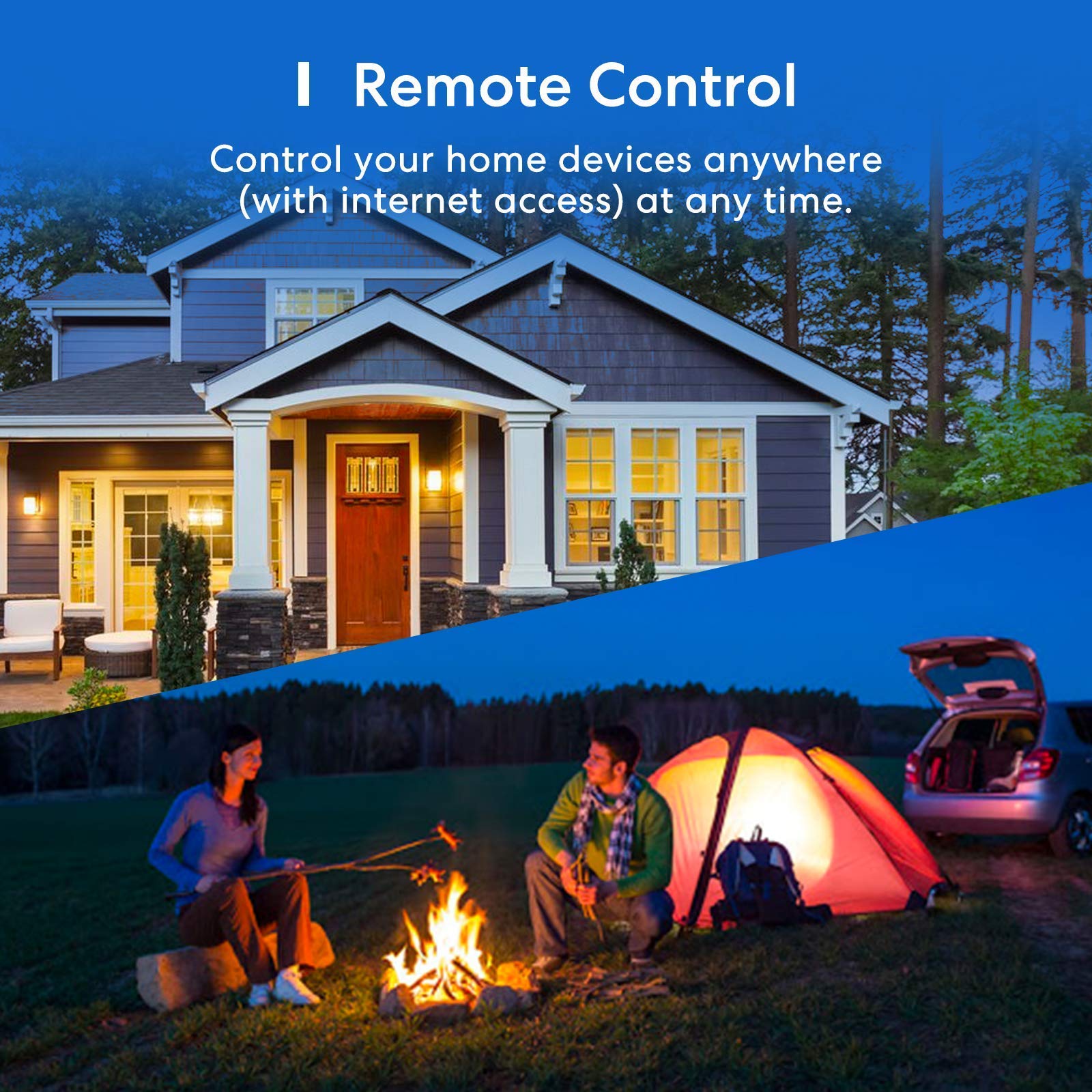 meross Outdoor Smart Plug, WiFi Outdoor Outlet Work with Apple HomeKit, Amazon Alexa,SmartThings,2.4Ghz Waterproof Smart Outdoor Plug with Voice & Remote Control, Schedule Timer