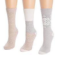 MUK LUKS Women's Boot Socks (3 Pair Pack)