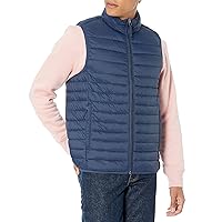 Amazon Essentials Men's Lightweight Water-Resistant Packable Puffer Vest