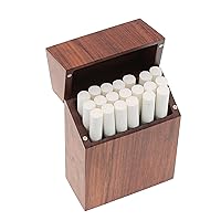 Wooden Cigarette Box, Pocket Carrying Cigarette Case,Magnetic Cover,