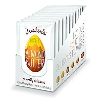 Justin's Honey Almond Butter Squeeze Packs, Gluten-free, Non-GMO, Sustainably Sourced, 1.15 Ounce (10 Pack)