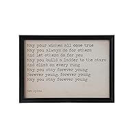 May Your Wishes… Wood Framed Wall Décor