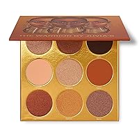 The Warrior - Warm and Neutral, Shades of 9, Eyeshadow Palette, Professional Eye Makeup, Pigmented Eyeshadow Palette, Makeup Palette for Eye Color & Shine, Pressed Eyeshadow Cosmetics