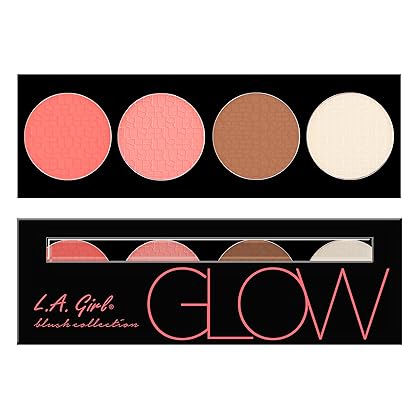 L.A. Girl Beauty Brick Blush Collection, Glow, 0.77 Ounce