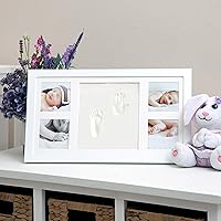 Baby Hand & Footprint Kit with Frame That Holds Four 3 x 3