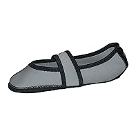 Women's Classic Betsy Lou, Best Foldable & Flexible Flats, Travel & Exercise, Dance, Yoga Socks, Indoor Shoes, Slippers, Midnight, Medium