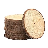 Set of (10) 8-9 inch Wood Slices for centerpieces! Wood Slice centerpieces, Wood Rounds, Tree Slices (8 inch)