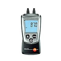 510 Digital Manometer I Dual-Port Differential Pressure Meter for air Conditioning Systems and Ventilation ducts